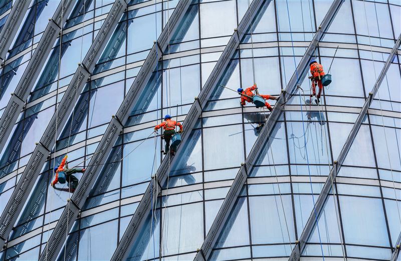 专业外墙清洗|高空玻璃幕墙清洗 楼宇外墙翻新保洁